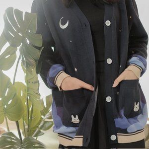 SPACE BUNS Cardigan Sweater